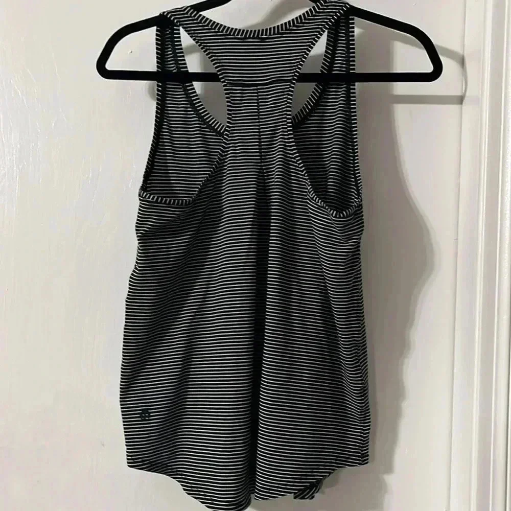 Lululemon Tank Stripped Black